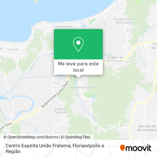 Centro Espírita União Fraterna mapa