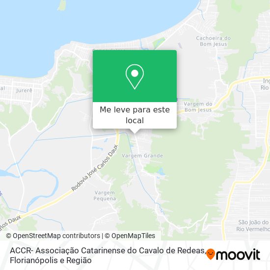 ACCR- Associação Catarinense do Cavalo de Redeas mapa
