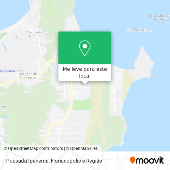 Pousada Ipanema mapa