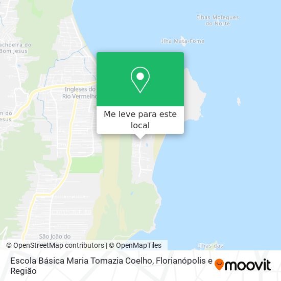 Escola Básica Maria Tomazia Coelho mapa