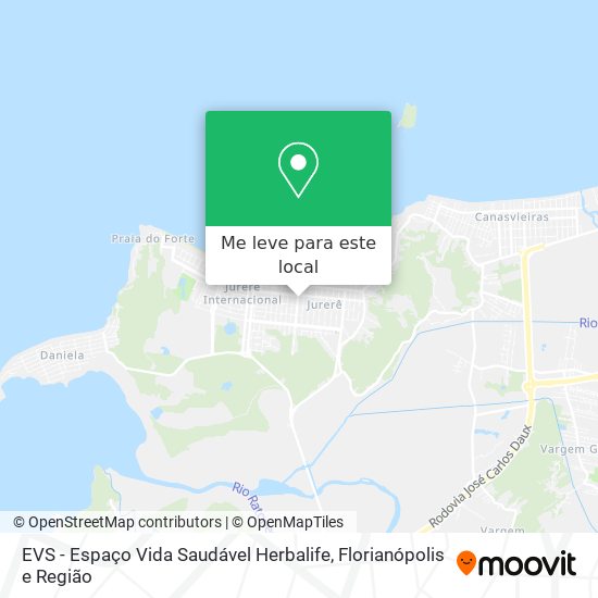 EVS - Espaço Vida Saudável Herbalife mapa