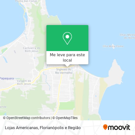 Lojas Americanas mapa
