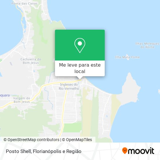 Posto Shell mapa