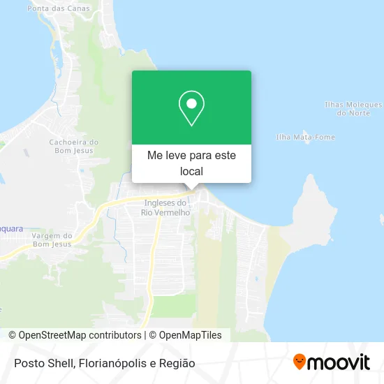 Posto Shell mapa