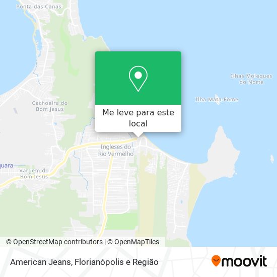 American Jeans mapa