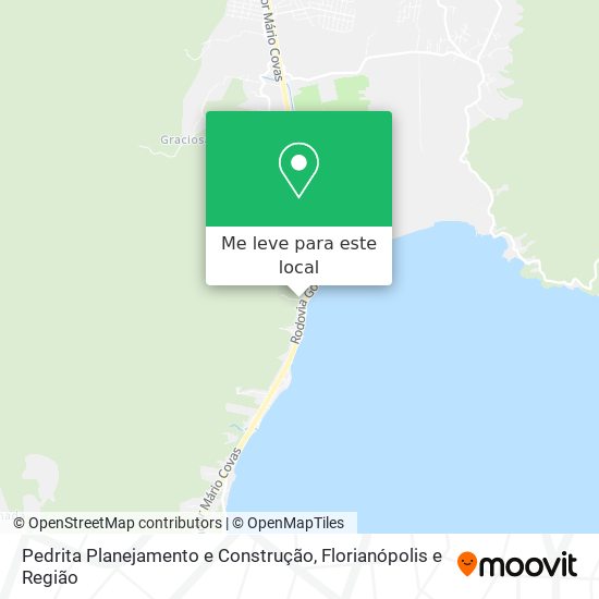 Pedrita Planejamento e Construção mapa