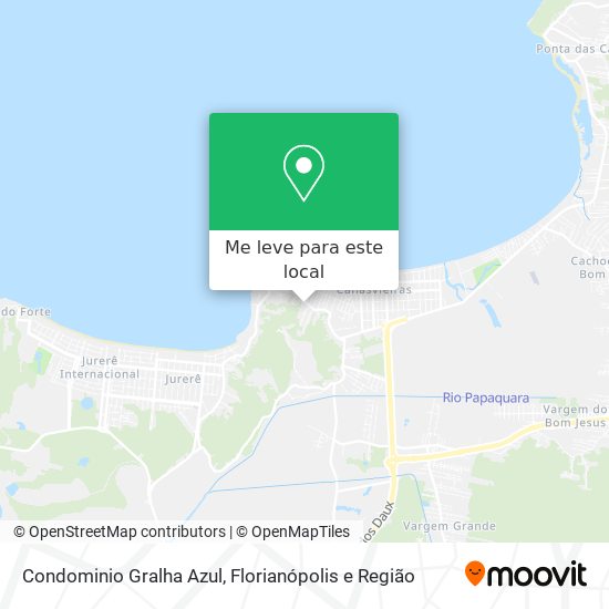 Condominio Gralha Azul mapa