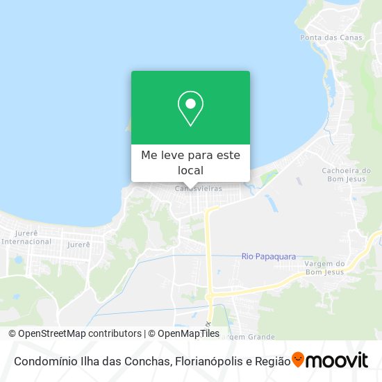 Condomínio Ilha das Conchas mapa