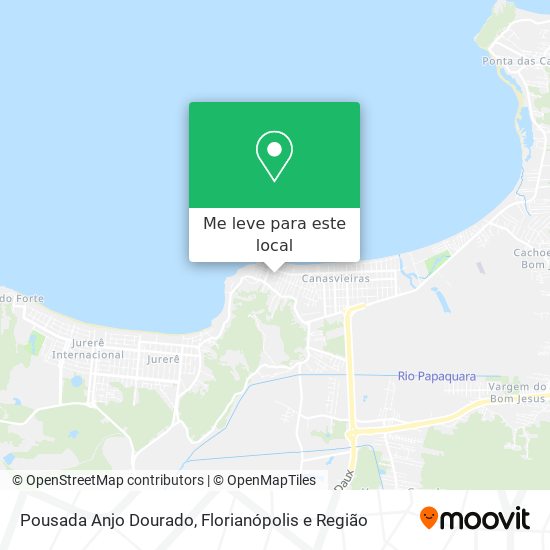 Pousada Anjo Dourado mapa
