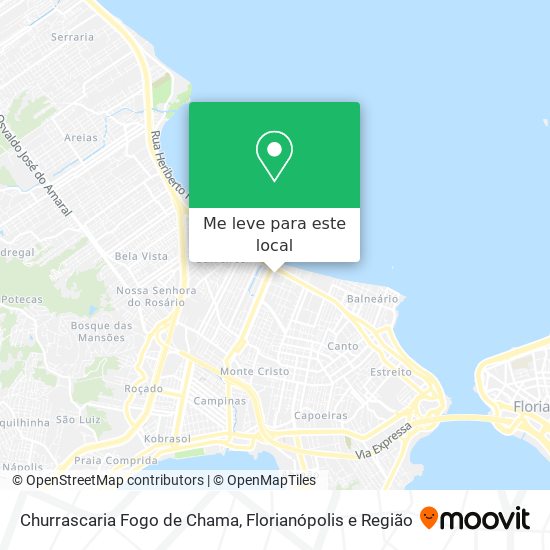 Churrascaria Fogo de Chama mapa
