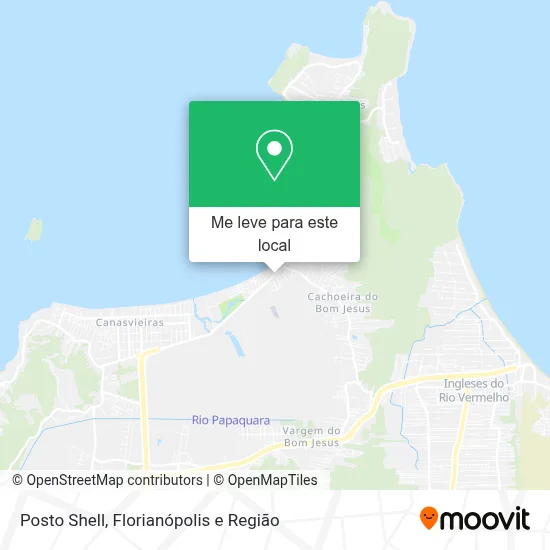 Posto Shell mapa