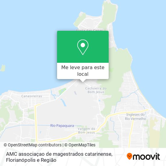 AMC associaçao de magestrados catarinense mapa