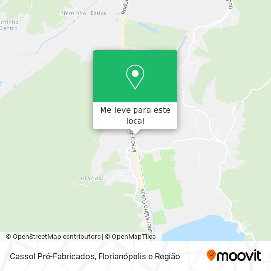 Cassol Pré-Fabricados mapa