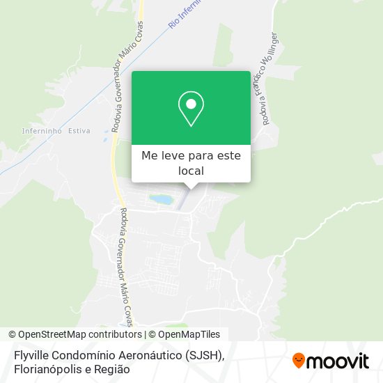 Flyville Condomínio Aeronáutico (SJSH) mapa
