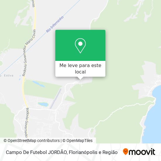 Campo De Futebol JORDÃO mapa