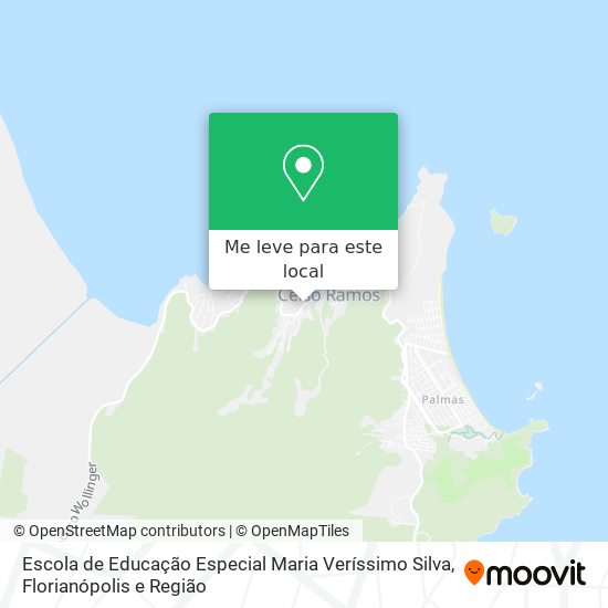 Escola de Educação Especial Maria Veríssimo Silva mapa