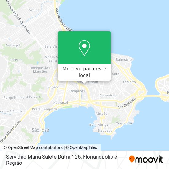 Servidão Maria Salete Dutra 126 mapa