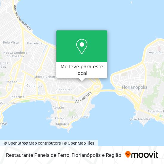 Restaurante Panela de Ferro mapa
