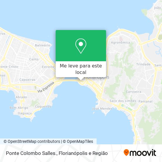 Ponte Colombo Salles. mapa