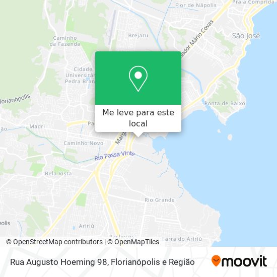 Rua Augusto Hoeming 98 mapa