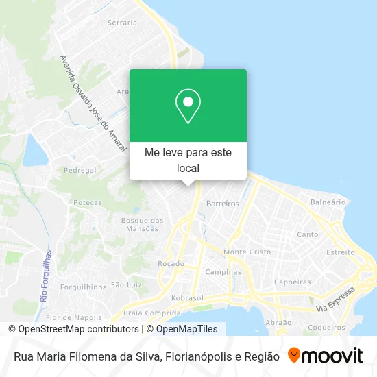 Rua Maria Filomena da Silva mapa