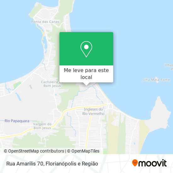 Rua Amarilis 70 mapa