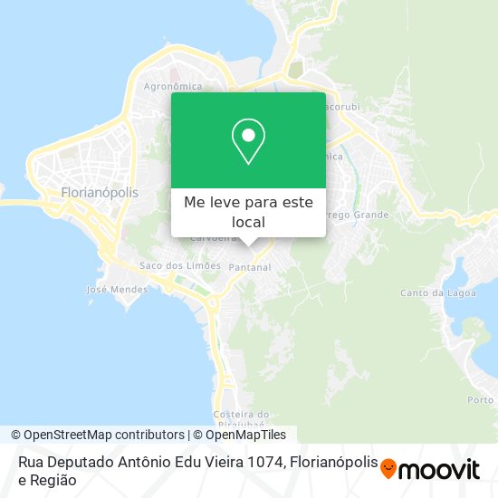 Rua Deputado Antônio Edu Vieira 1074 mapa
