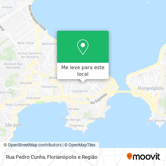 Rua Pedro Cunha mapa