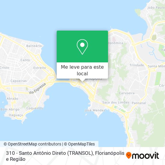 310 - Santo Antônio Direto (TRANSOL) mapa