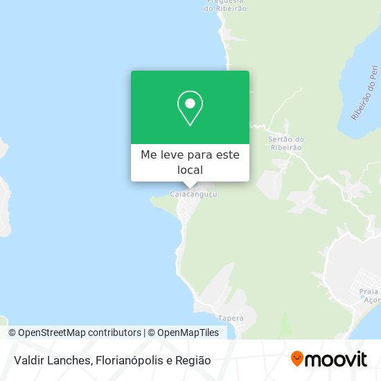 Valdir Lanches mapa