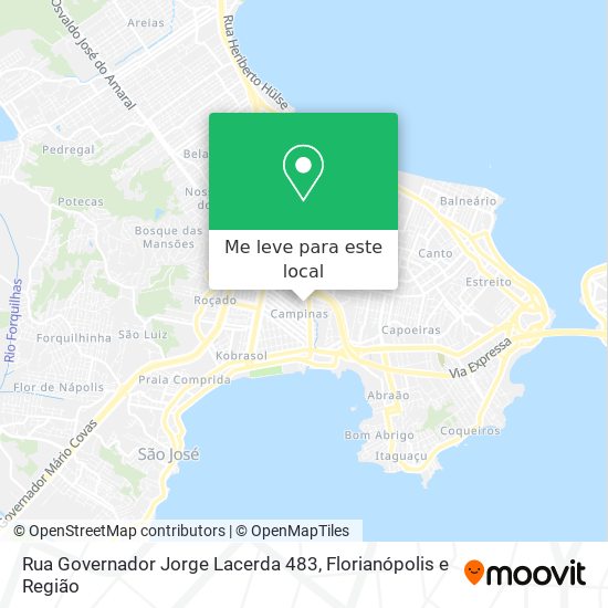 Rua Governador Jorge Lacerda 483 mapa