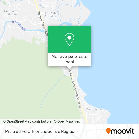 Praia de Fora mapa