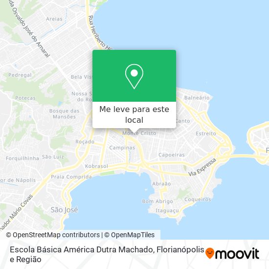 Escola Básica América Dutra Machado mapa