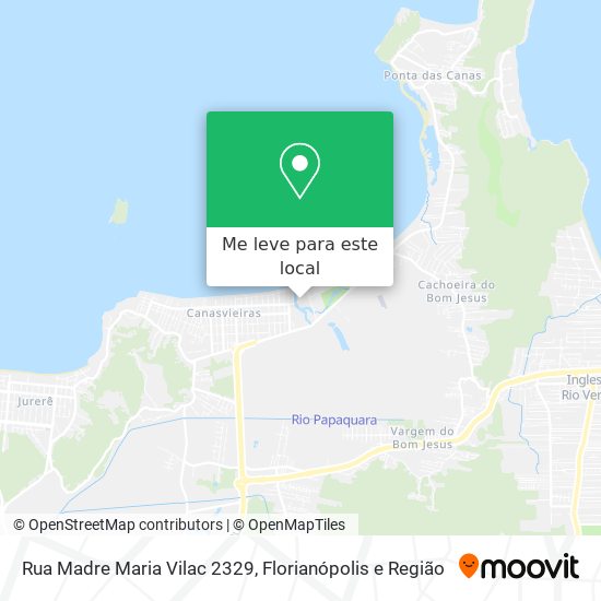 Rua Madre Maria Vilac 2329 mapa