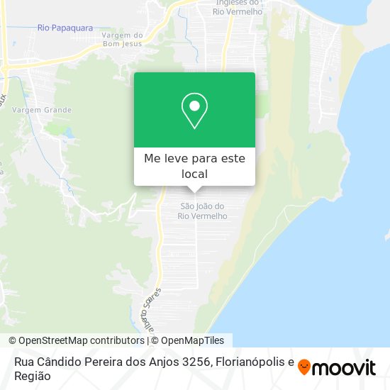 Rua Cândido Pereira dos Anjos 3256 mapa