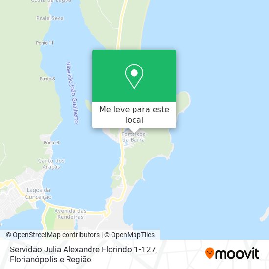 Servidão Júlia Alexandre Florindo 1-127 mapa