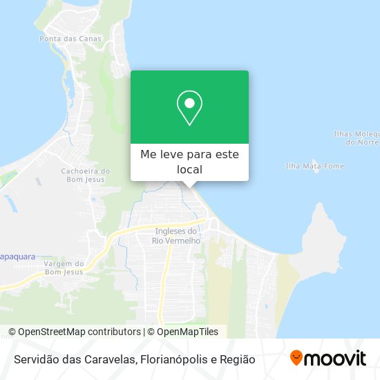 Servidão das Caravelas mapa