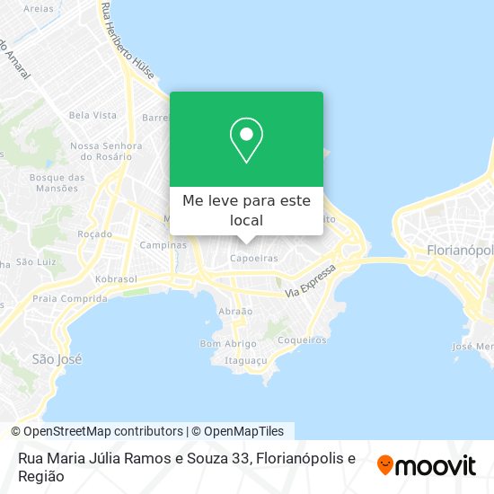 Rua Maria Júlia Ramos e Souza 33 mapa