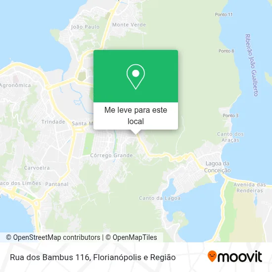 Rua dos Bambus 116 mapa