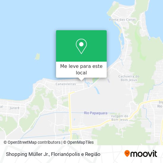 Shopping Müller Jr. mapa
