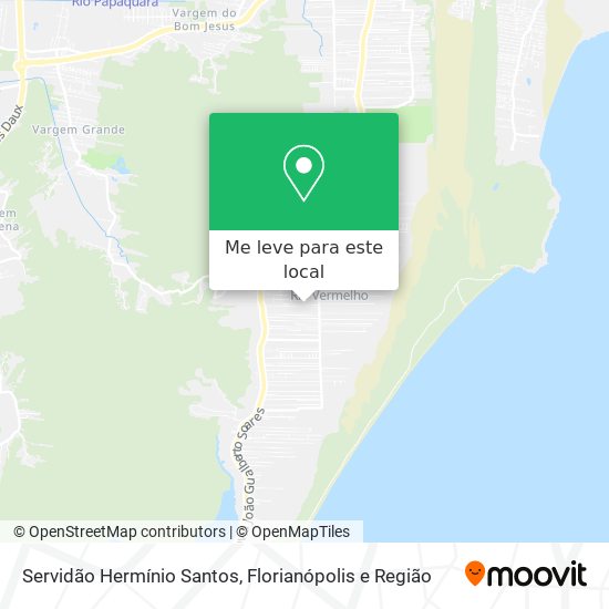 Servidão Hermínio Santos mapa