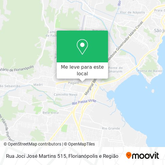 Rua Joci José Martins 515 mapa