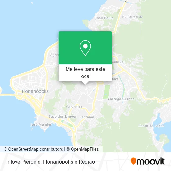 Inlove Piercing mapa
