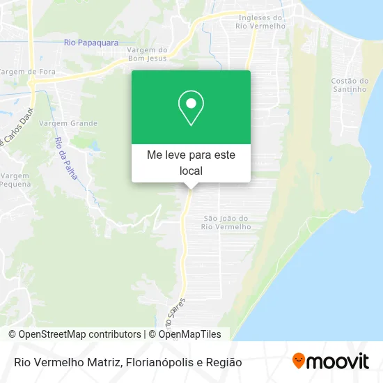 Rio Vermelho Matriz mapa