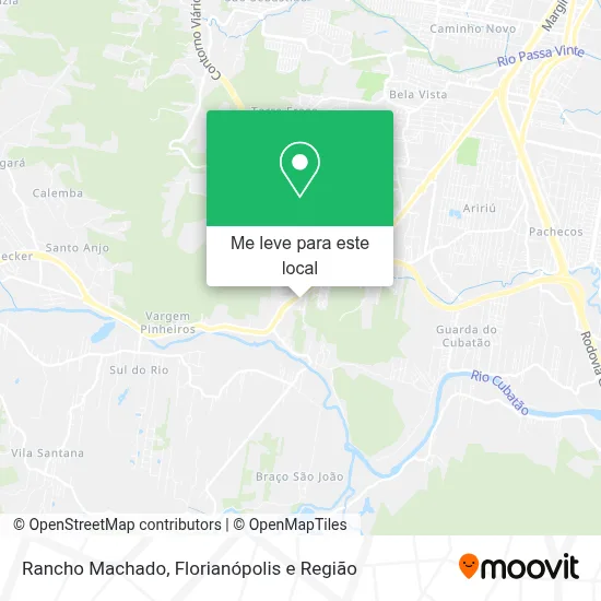 Rancho Machado mapa