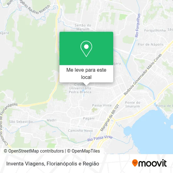 Inventa Viagens mapa