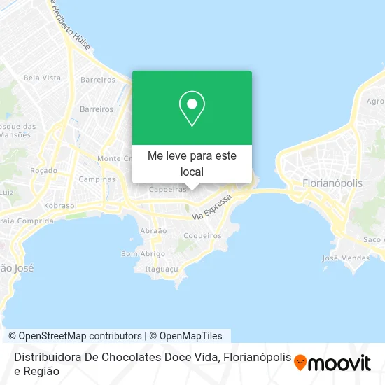 Distribuidora De Chocolates Doce Vida mapa
