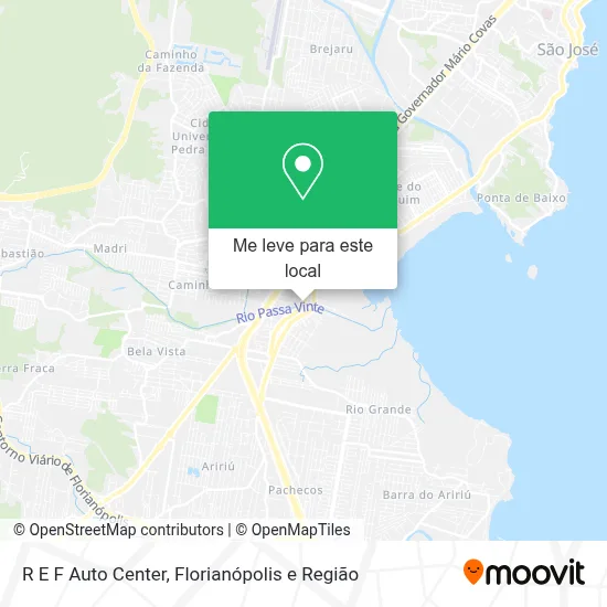 R E F Auto Center mapa