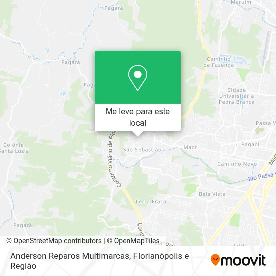 Anderson Reparos Multimarcas mapa