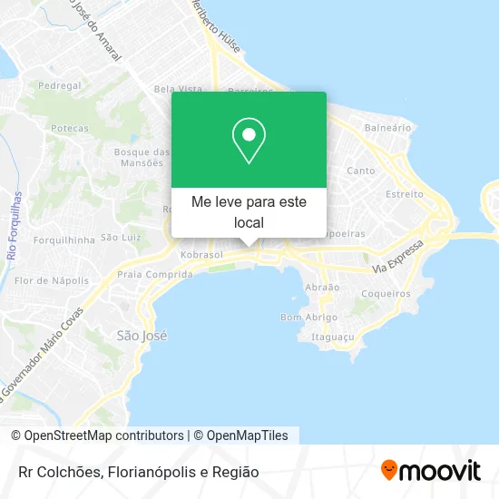 Rr Colchões mapa